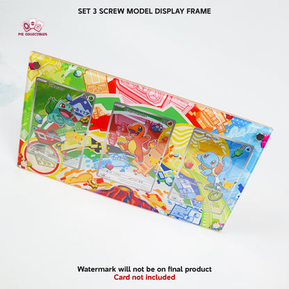 SET 3 Screw Display Frame - FIRST PARTNER COLLECTION (GEN 1) - Extended Art Display Case