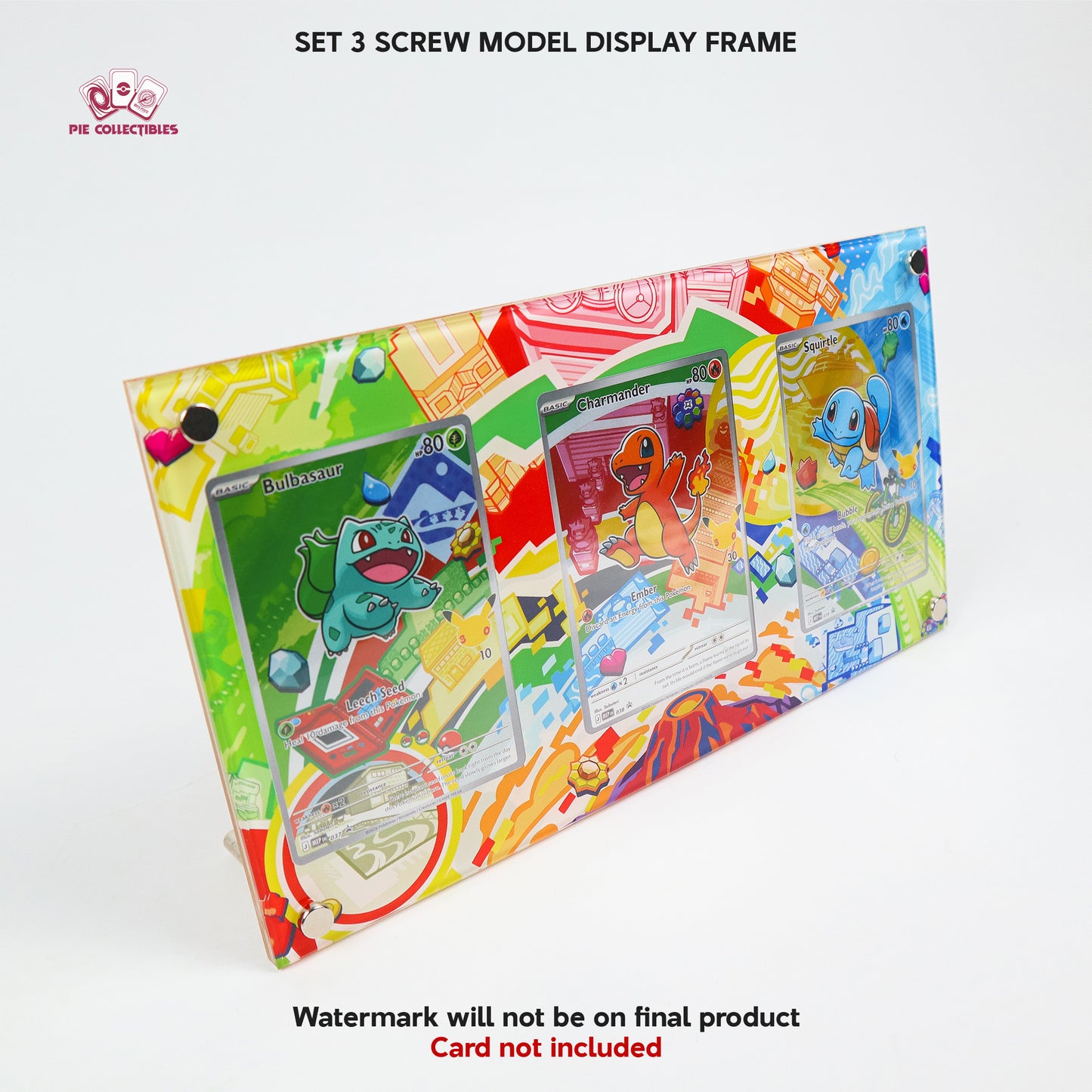 SET 3 Screw Display Frame - FIRST PARTNER COLLECTION (GEN 1) - Extended Art Display Case