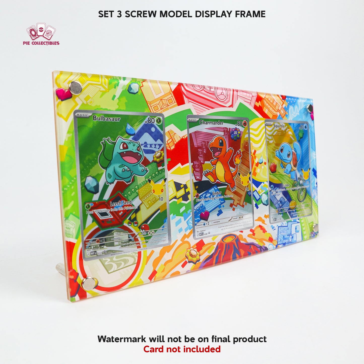 SET 3 Screw Display Frame - FIRST PARTNER COLLECTION (GEN 1) - Extended Art Display Case